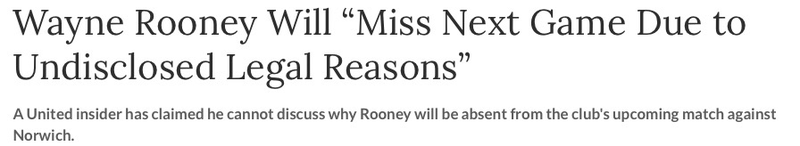 Illustration for article titled The Anatomy Of A Bogus Soccer Rumor, Starring Wayne Rooney